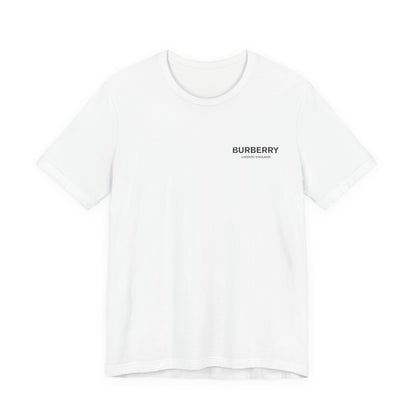Burberry London England Tee , Unisex , White and black