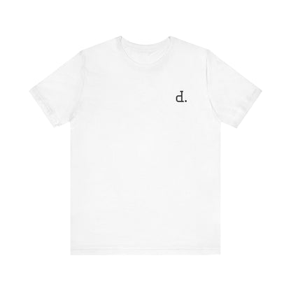 Diamond Un-Polo Tee ,  Unisex , Back and White