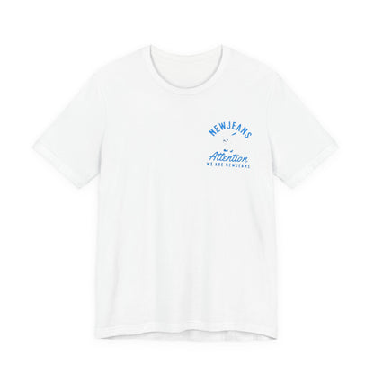 NewJeans Attention Tee , Unisex , White and black