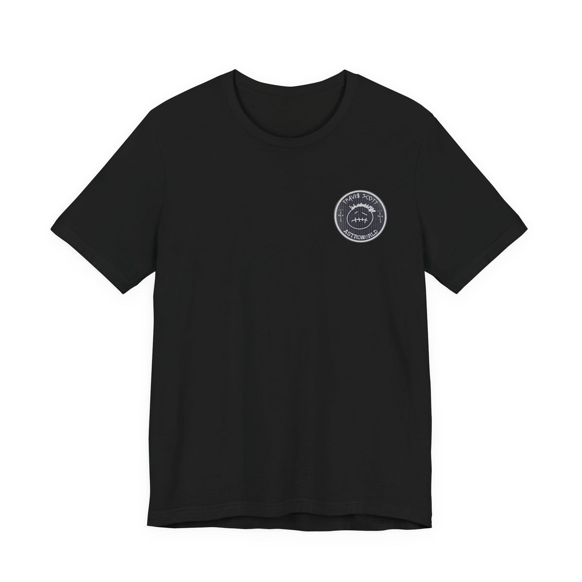 Cactus Jack Astroworld Tee ,  Unisex , White and black