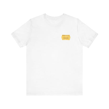 Acne Studios Neck Label Tee , Unisex , White and black