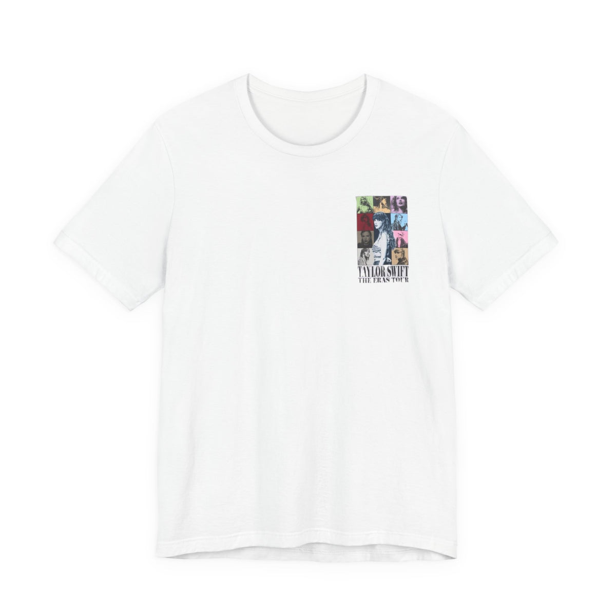 Vintage Music Eras Graphic Tee ,  Unisex , White and black