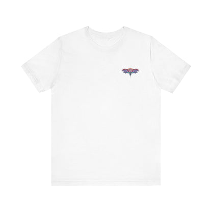 Marcelo Burlon Multicolor Graphic Tee , Unisex , White and black