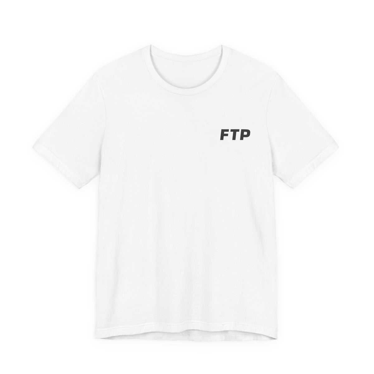 FTP Logo Tee , Unisex  ,  White and Black