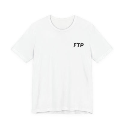 FTP Logo Tee , Unisex  ,  White and Black