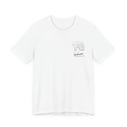 Y-3 Tech Luxe Tee ,  Unisex , White and Black