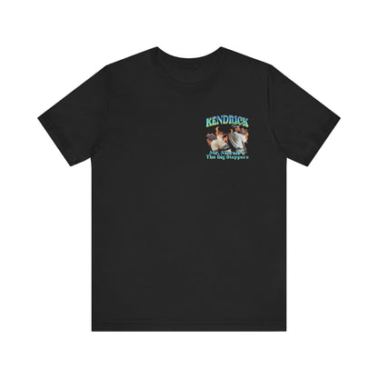 Kendrick Lamar Mr. Morale Tee, Unisex , White and black