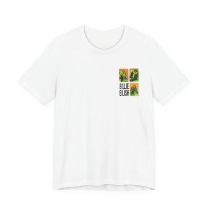 Pop Icon Inspired Green Drip Tee, Unisex , White and black