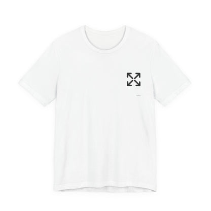 Off-White Diagonal Arrows Tee , Unisex , White and Black