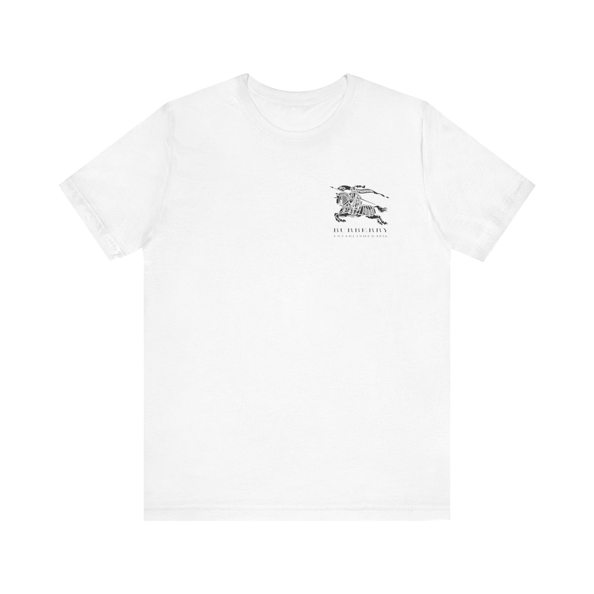 Burberry Horseferry Print Tee, Unisex , White and Black