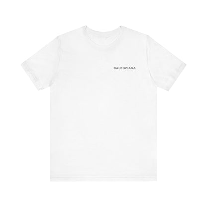 Luxury Streetwear Inspired Graphic Tee , Unisex , white and black