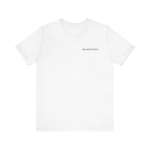 Luxury Streetwear Inspired Graphic Tee , Unisex , white and black