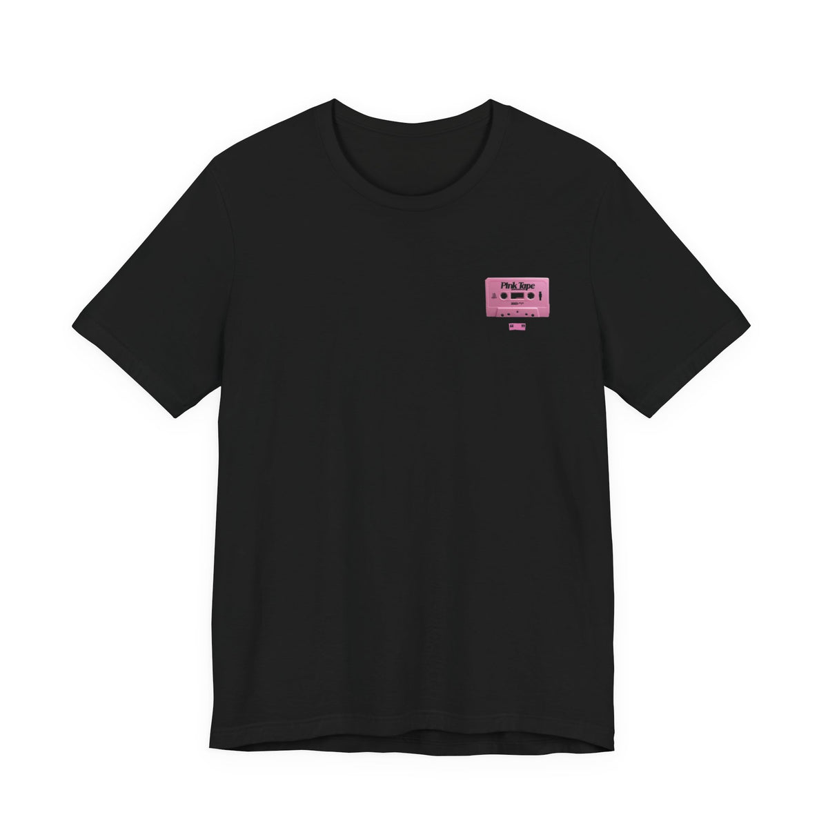Lil Uzi Vert Pink Tape Tee ,  Unisex , white and black