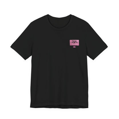Lil Uzi Vert Pink Tape Tee ,  Unisex , white and black