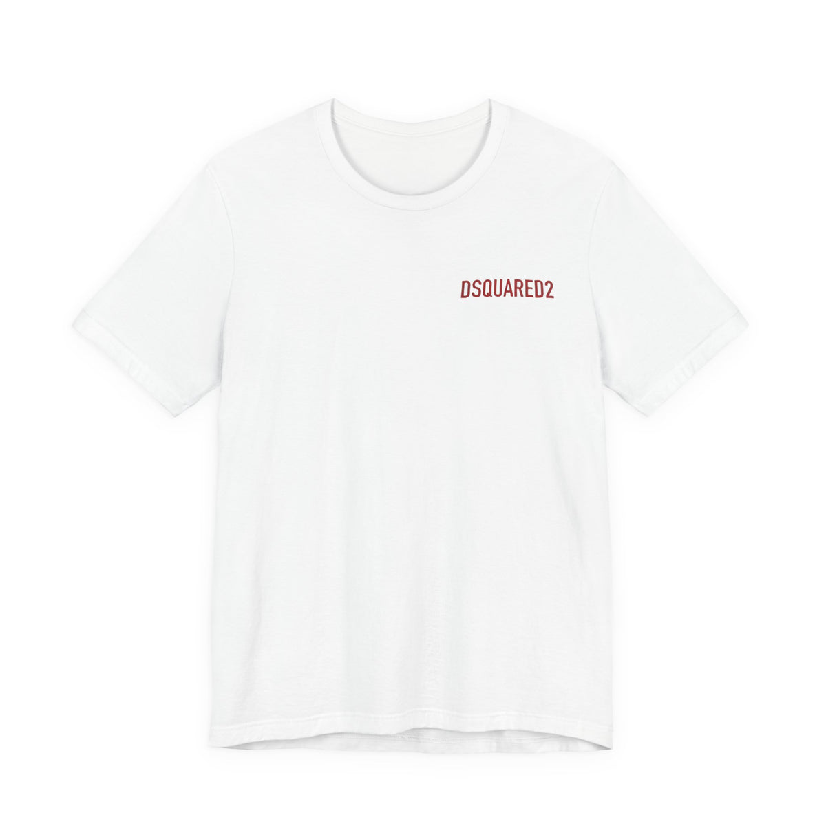 Dsquared2 Distressed Logo Tee ,  Unisex , White and black