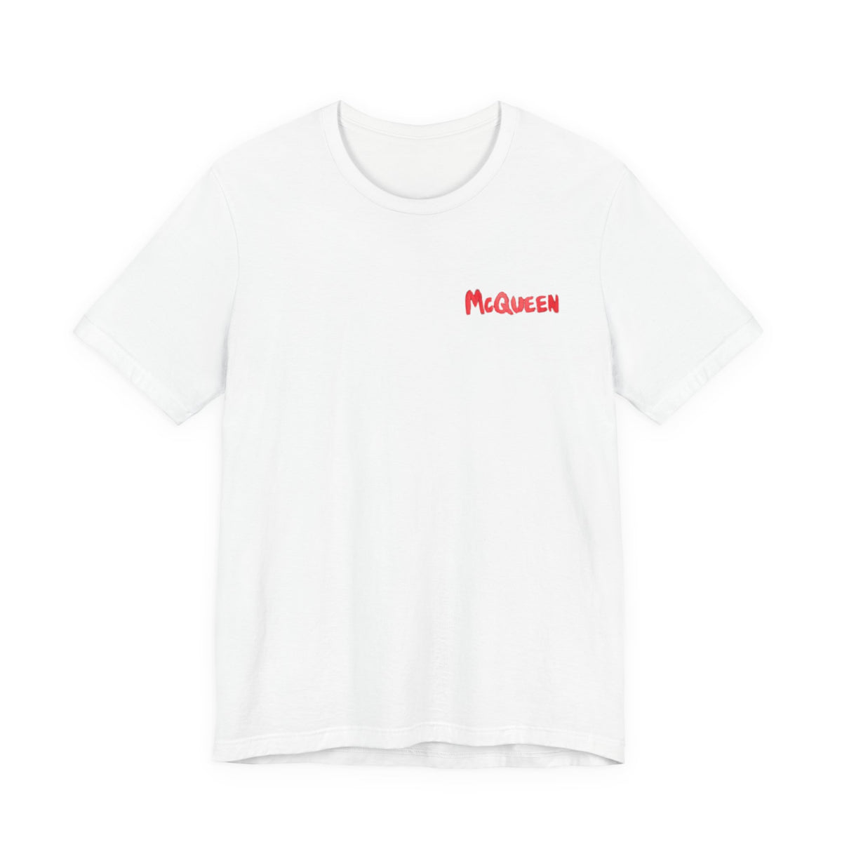 Alexander McQueen Spray Paint Tee | Unisex , White and black