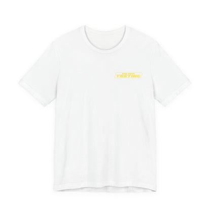 ASAP Rocky Testing Tee,  Unisex,  White and black