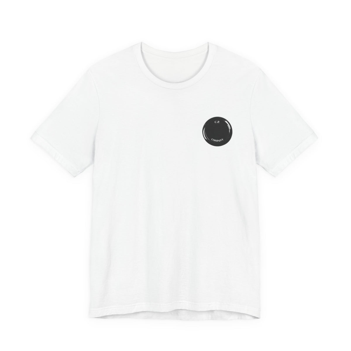 C.P. Company Arm Lens Tee ,  Unisex , White and Black