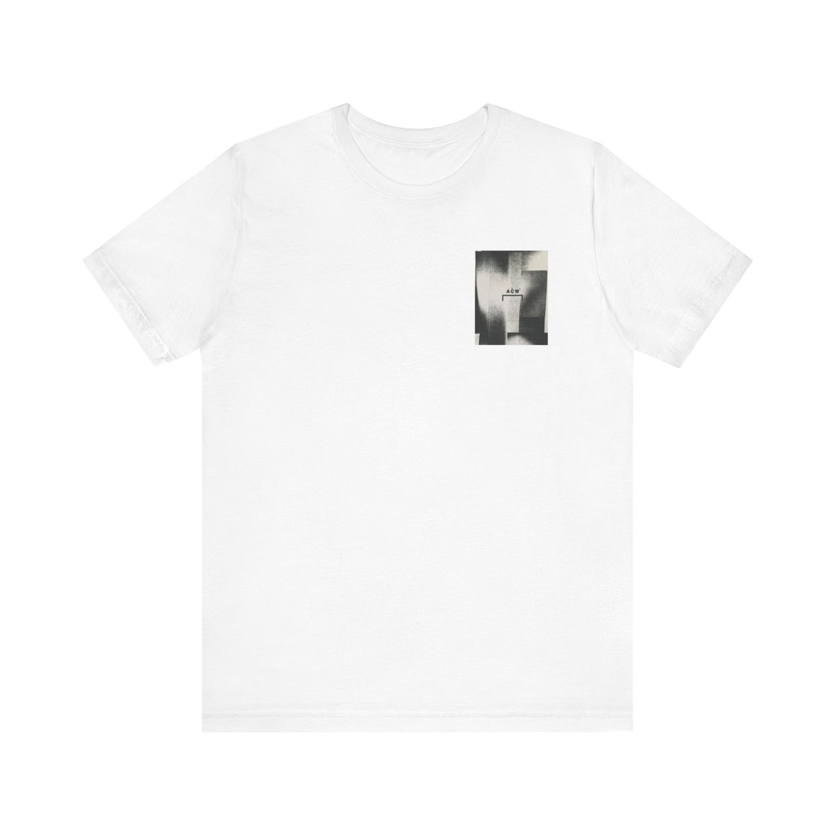 A-COLD-WALL* Paint Print Tee ,  Unisex , White and Black
