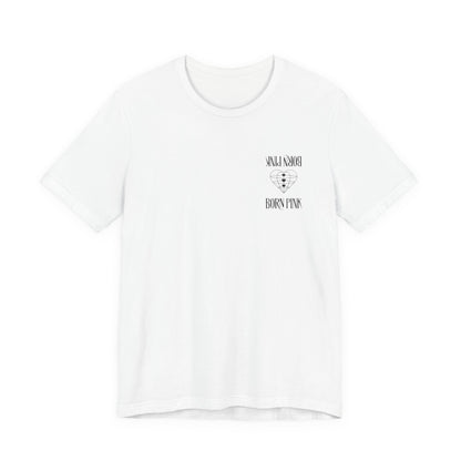 K-Pop Girl Group Inspired Pink Era Tour Tee - Unisex , White and black