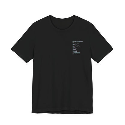 BTS Love Yourself Tour Tee ,  Unisex , White and black