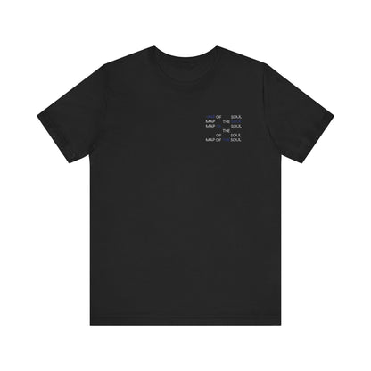 BTS Map of the Soul Tee ,  Unisex , white and black