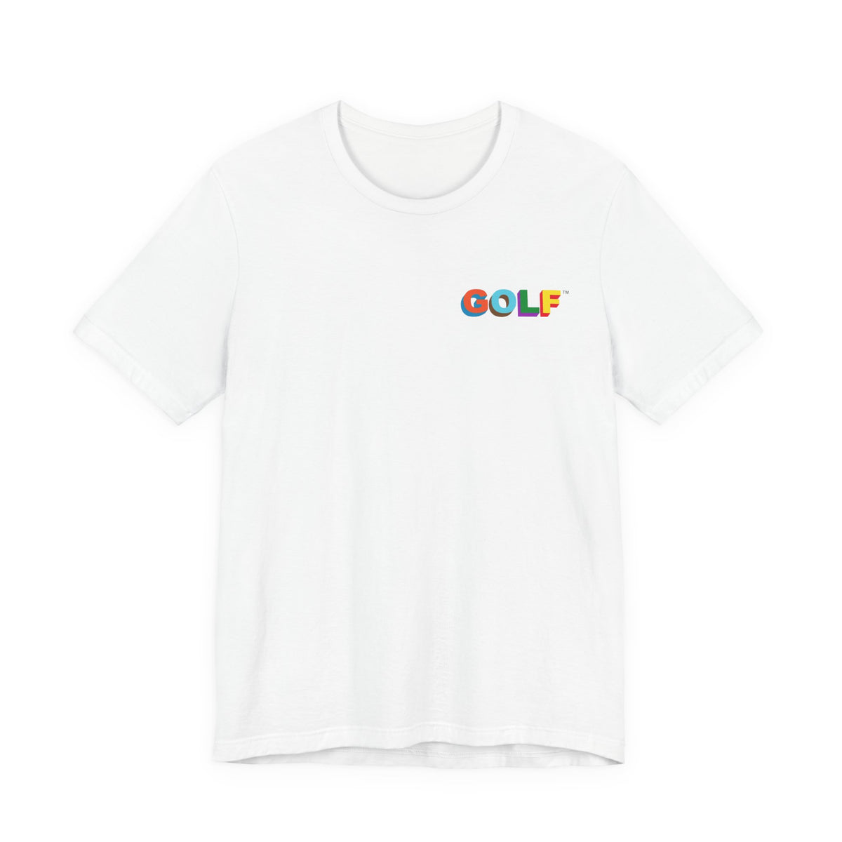 Golf Wang Flame Logo Tee,  Unisex , White and black