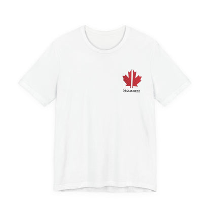 Dsquared2 Canada Leaf Tee ,  Unisex , White and black