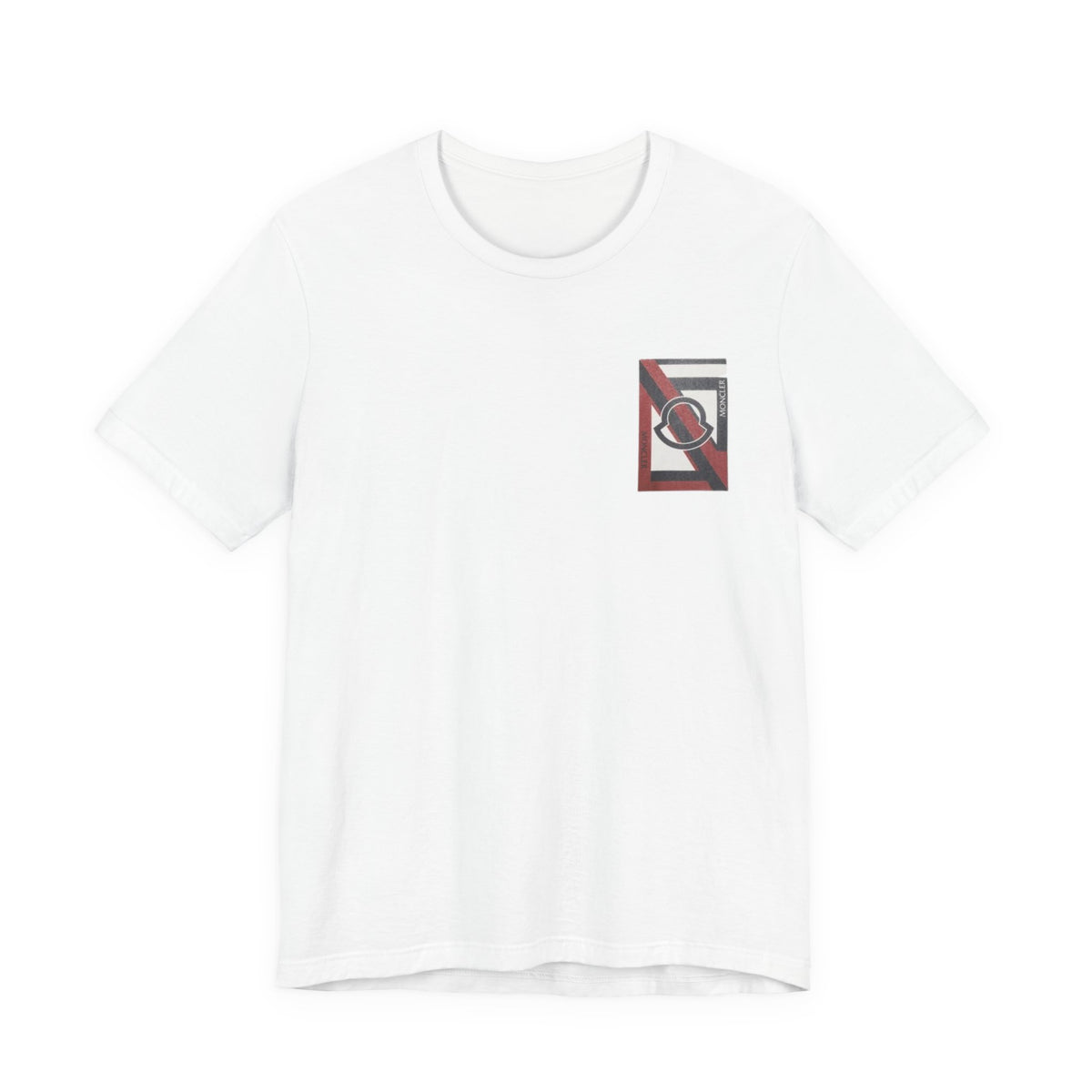 Moncler Genius Collab Tee , Unisex , White and black
