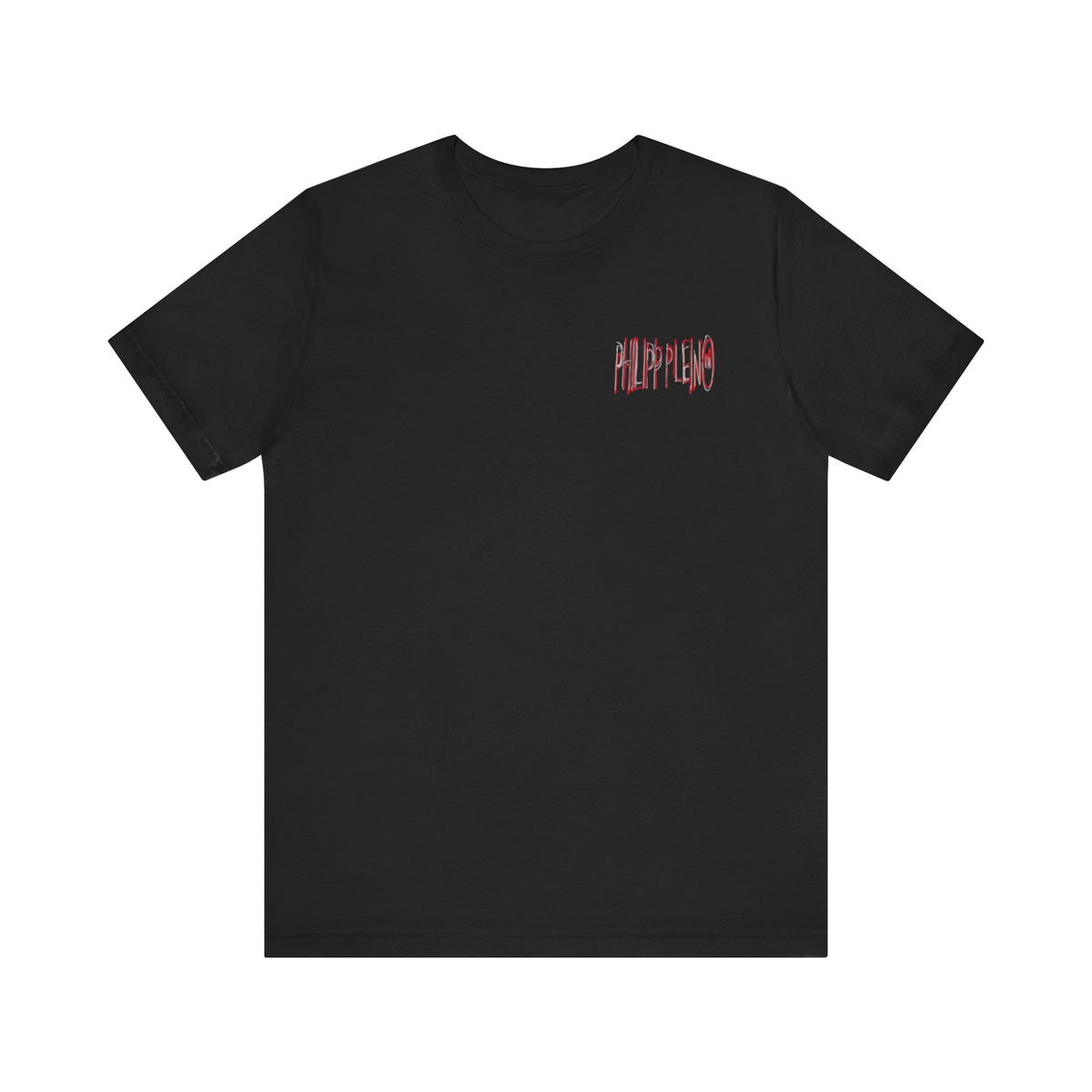 Philipp Plein Graffiti Logo Tee,  Unisex , White and black