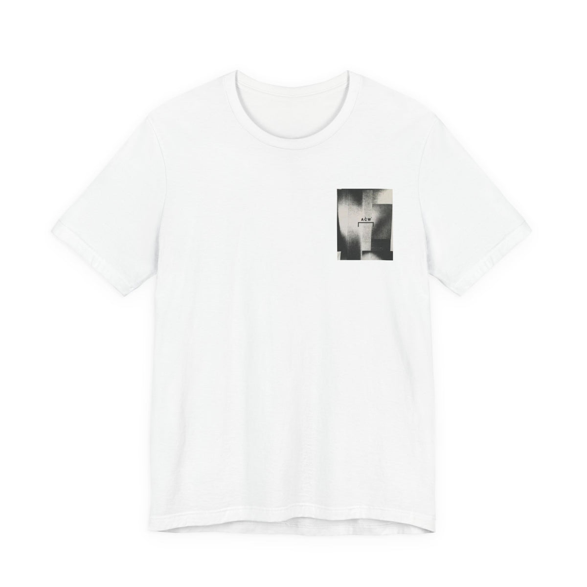 A-COLD-WALL* Paint Print Tee ,  Unisex , White and Black