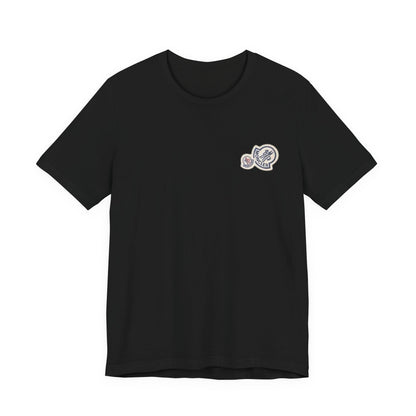 Moncler Contrast Patch Tee ,  Unisex , White and Black