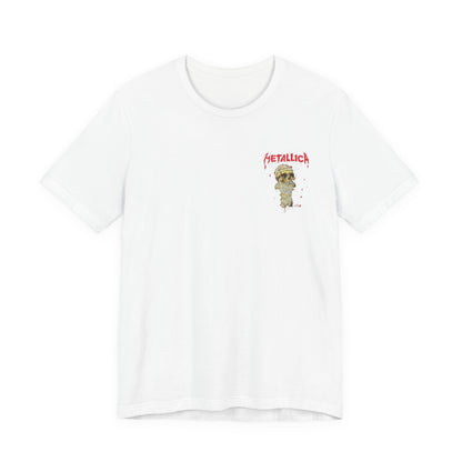 Metallica x Pushead Graphic Tee ,  Unisex , White and black