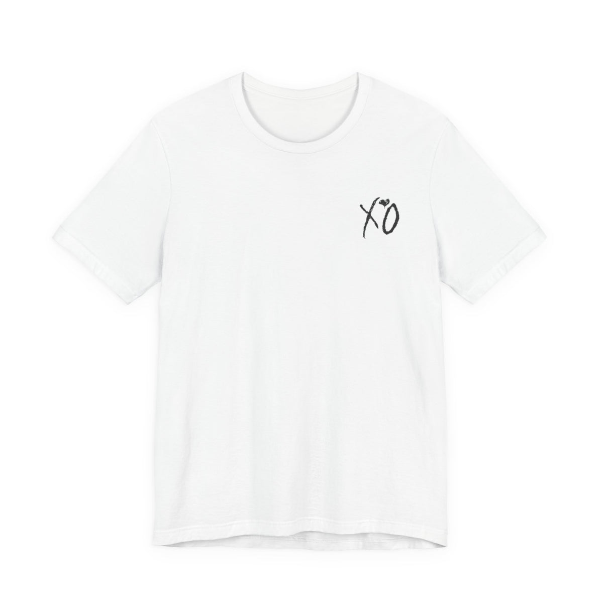 XO Kiss Land Tee  ,  Unisex , White and black