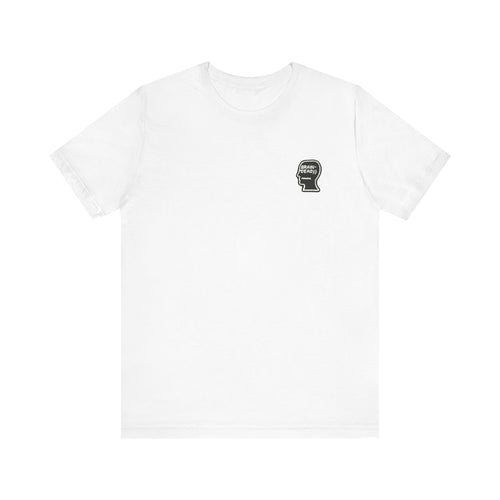 Brain Dead Logo Mash Tee , Unisex , White and Black