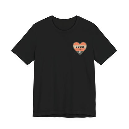 Gucci Blind For Love Tee ,  Unisex , White and Black