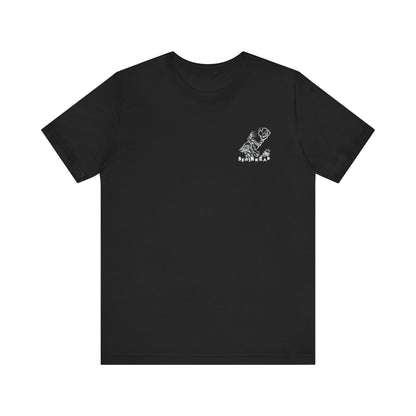 Brain Dead Logo Mash Tee , Unisex , White and Black