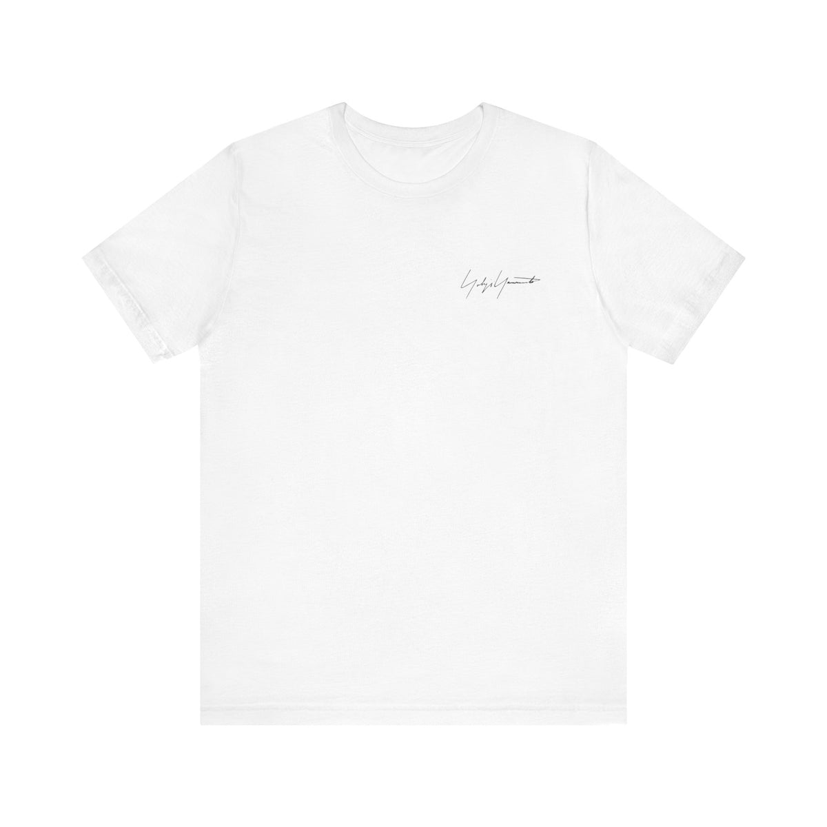 Y-3 Yohji Yamamoto Signature Tee , Unisex , White and Black