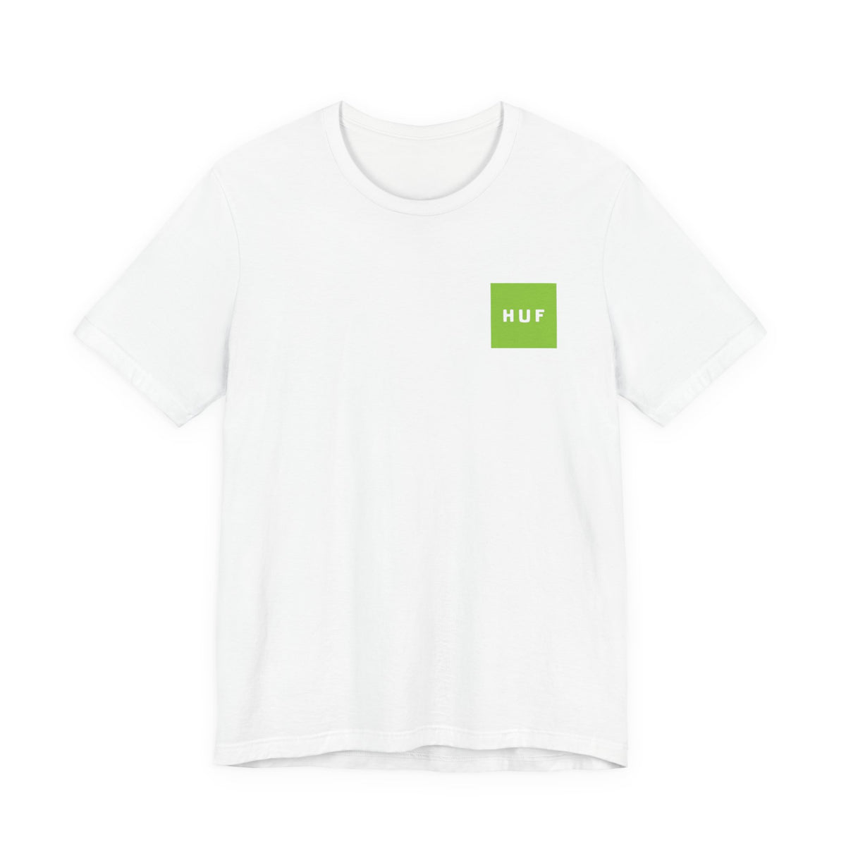 HUF Essentials Box Logo Tee , Unisex , Black and White