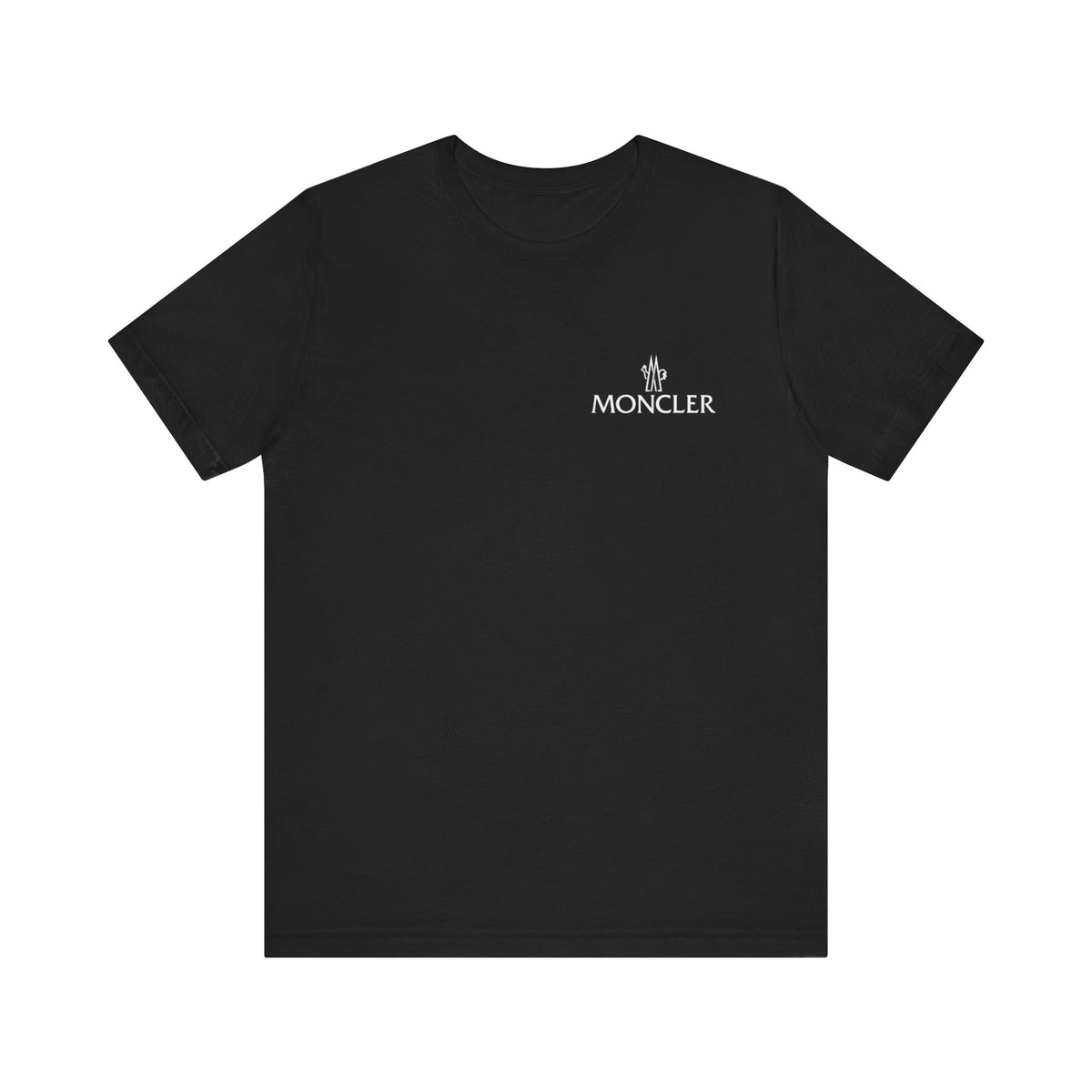 Moncler Classic Logo Tee, Unisex , White and Black