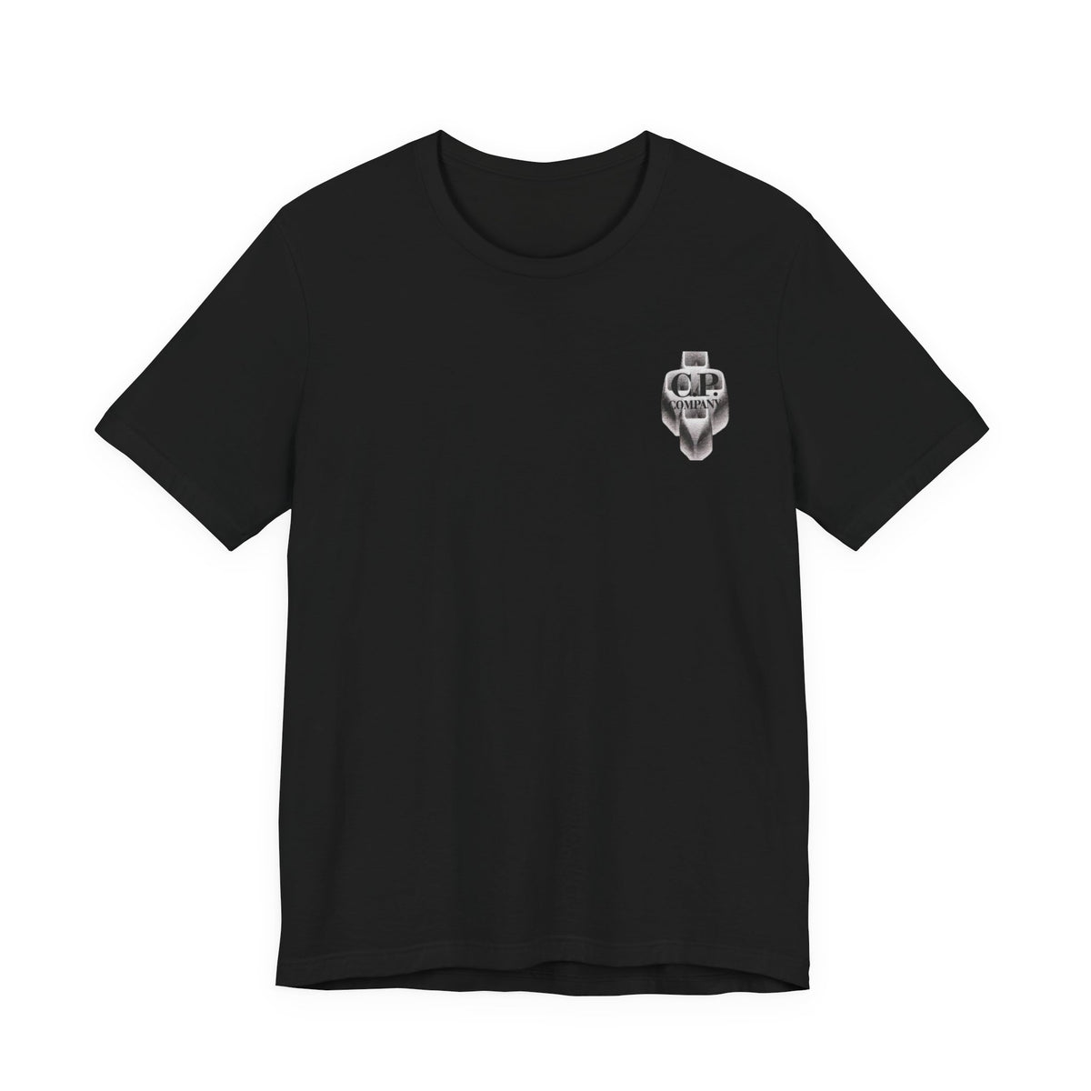 C.P. Company Chest Logo Tee , Unisex , White and Black
